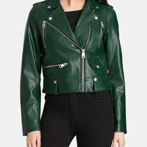 Levi’s Green Vegan Faux Leather Jacket